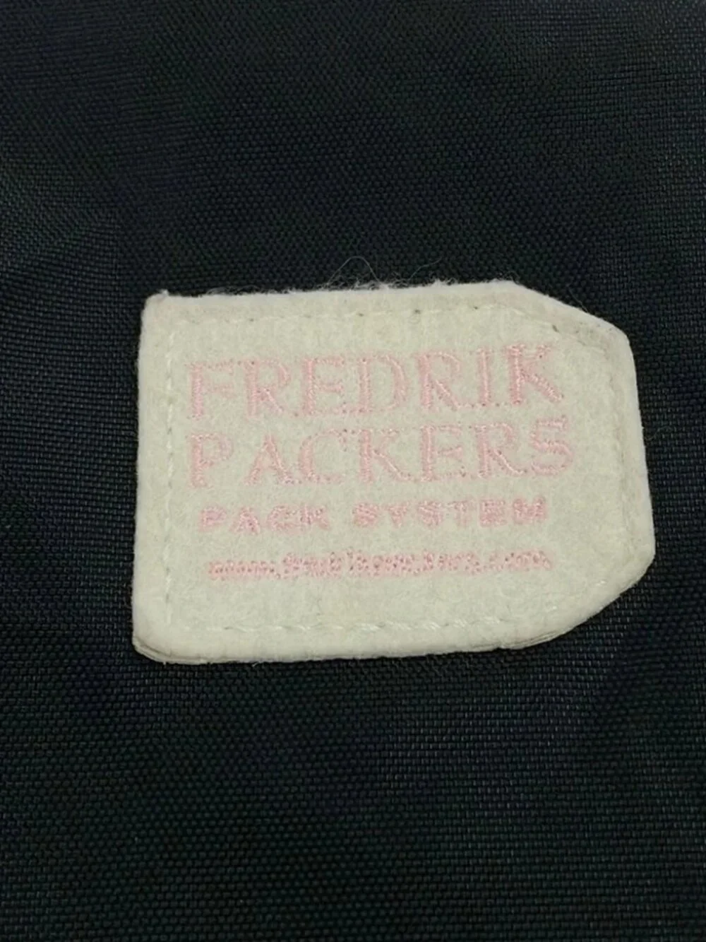 FREDRIK PACKERS Black Nylon Backpack